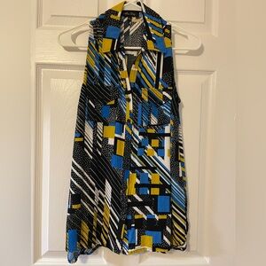 Melissa Paige Multicolor Geometric Dress